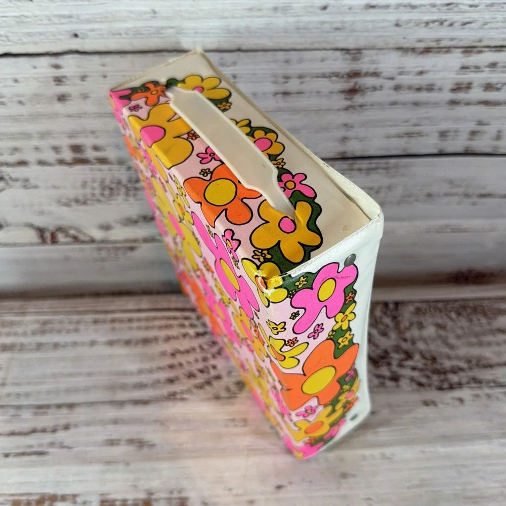 Mattel Rock Flowers Doll Case 1970 Vintage + 2 Topper Dawn Figures & Clothing